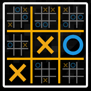 Plateau du jeu Ultimate Tic Tac Toe